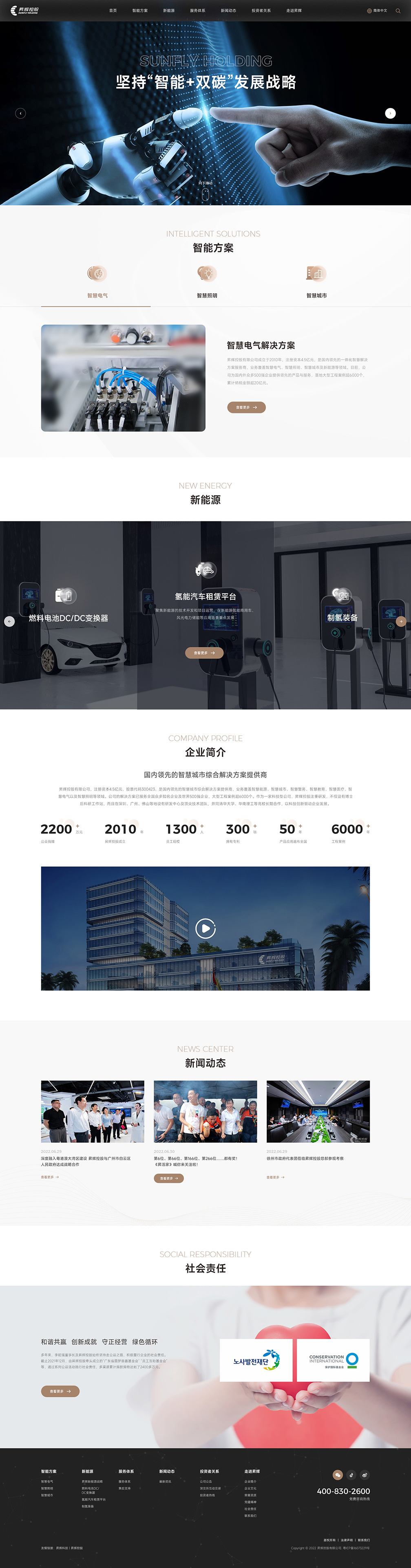 昇輝控股——首頁風格展示